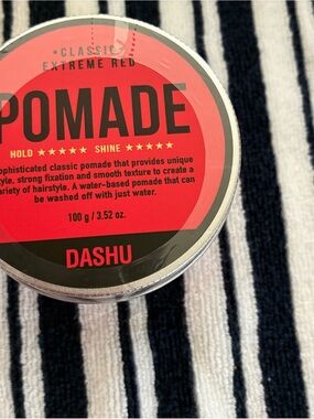 Ash Pomade Tin - Red & Black